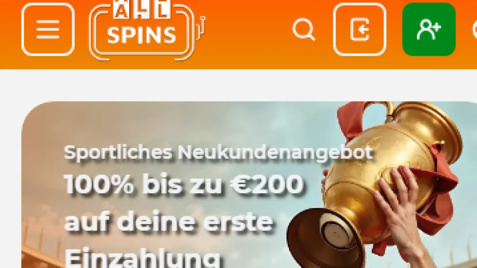 AllSpins Casino Mobile App